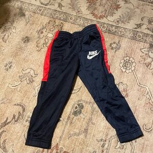 Nike Kids Navy and Red Joggers
